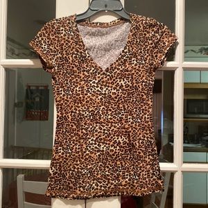 Cheetah print shirt